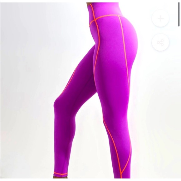 Buffbunny Leggings Small Purple Excellent Loch Ness Disturbia Hazard Excellent! - Picture 3 of 9